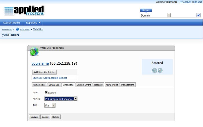 ASP.NET version