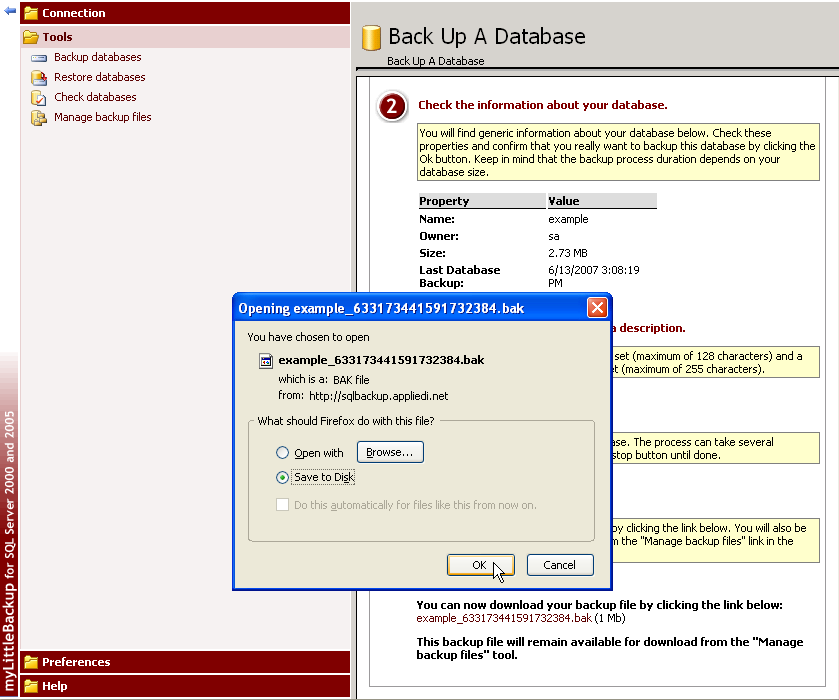 free instals SQL Backup Master 6.4.637