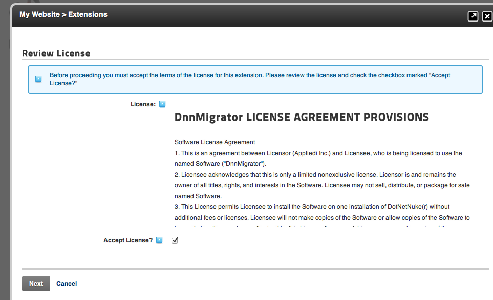 Applied Innovations Easy DNN Migrator License