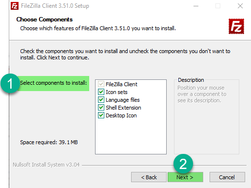 location of filezilla logs